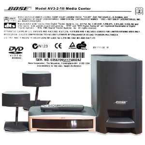 보스(BOSE)홈씨어터(model AV3-2-1Ⅱ)미디어센터(228004)