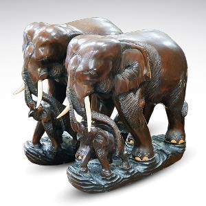코끼리 나무조각2EA(395109)